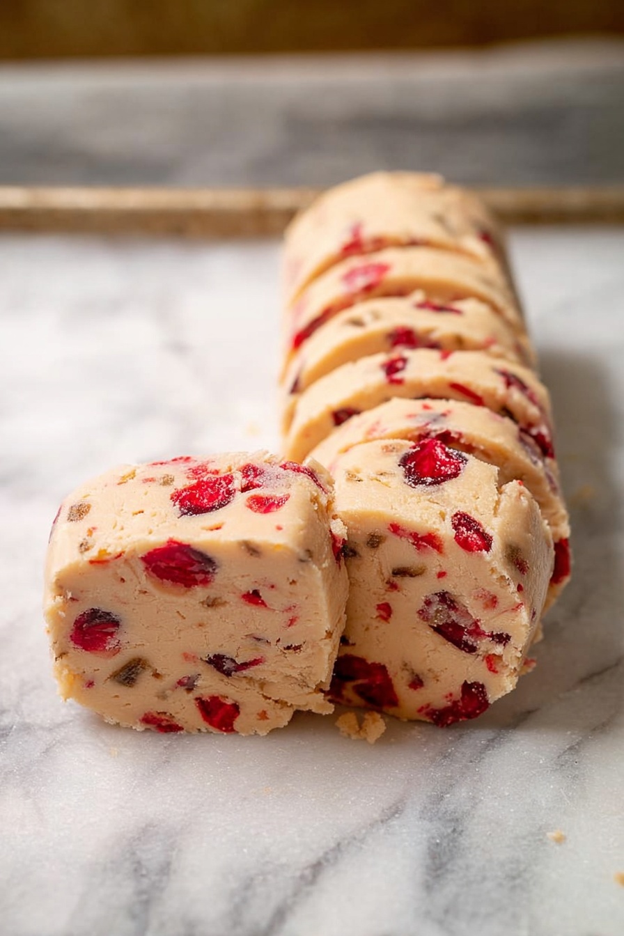 Christmas Cherry Nut Cookies - Serving Suggestion